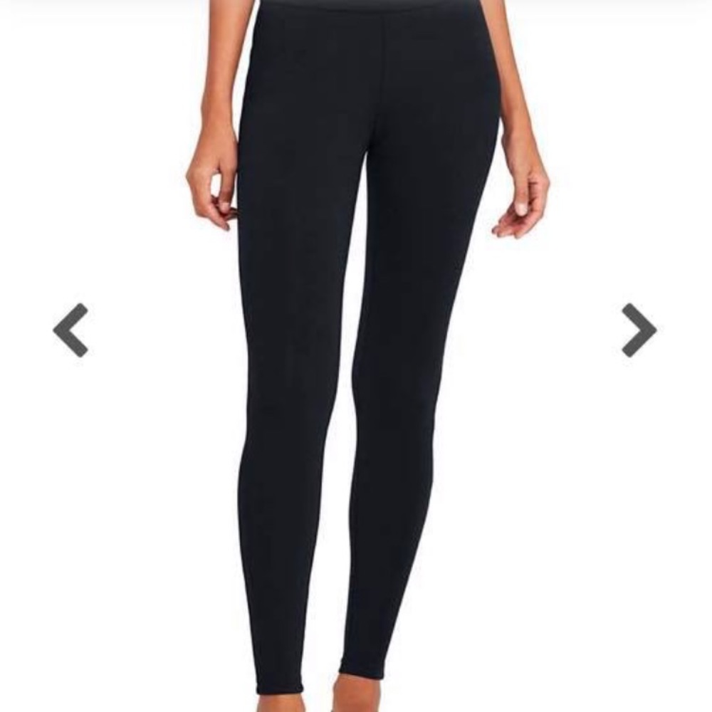 NEW Lands’ End Black “Starfish” Leggings Small 6-8